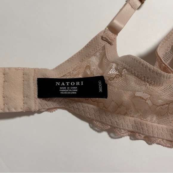 Natori Cameo Rose Contour Lace Back Underwire Bra NWT 36DDD - Picture 12 of 12